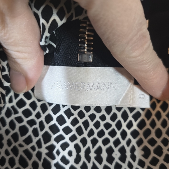 Zimmermann Laser Cut Printed Halter Mini Sun Dress 4 Sundress - Picture 6 of 8